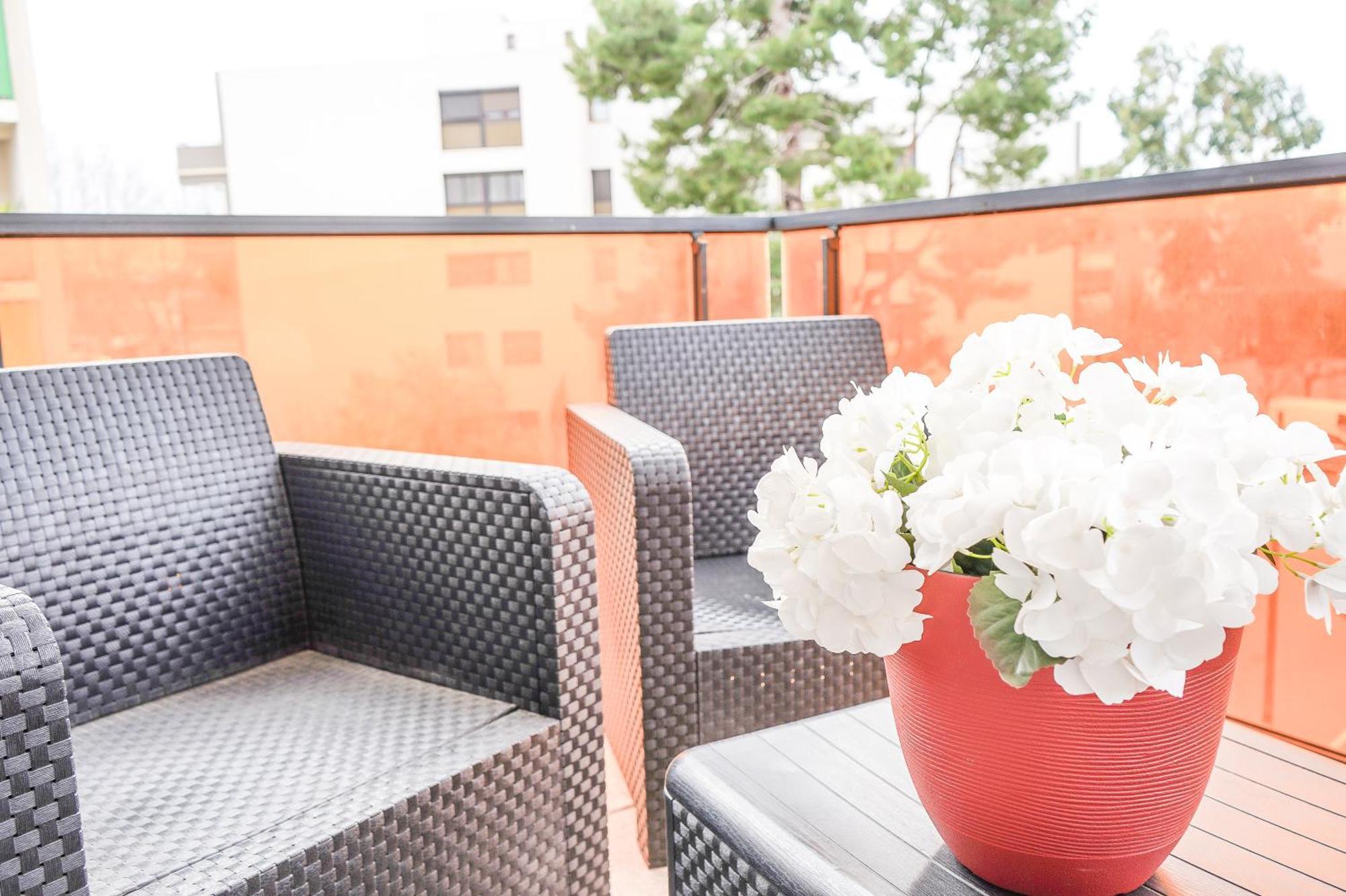 Bel Appartement Climatise & Parking 佩皮尼昂 外观 照片