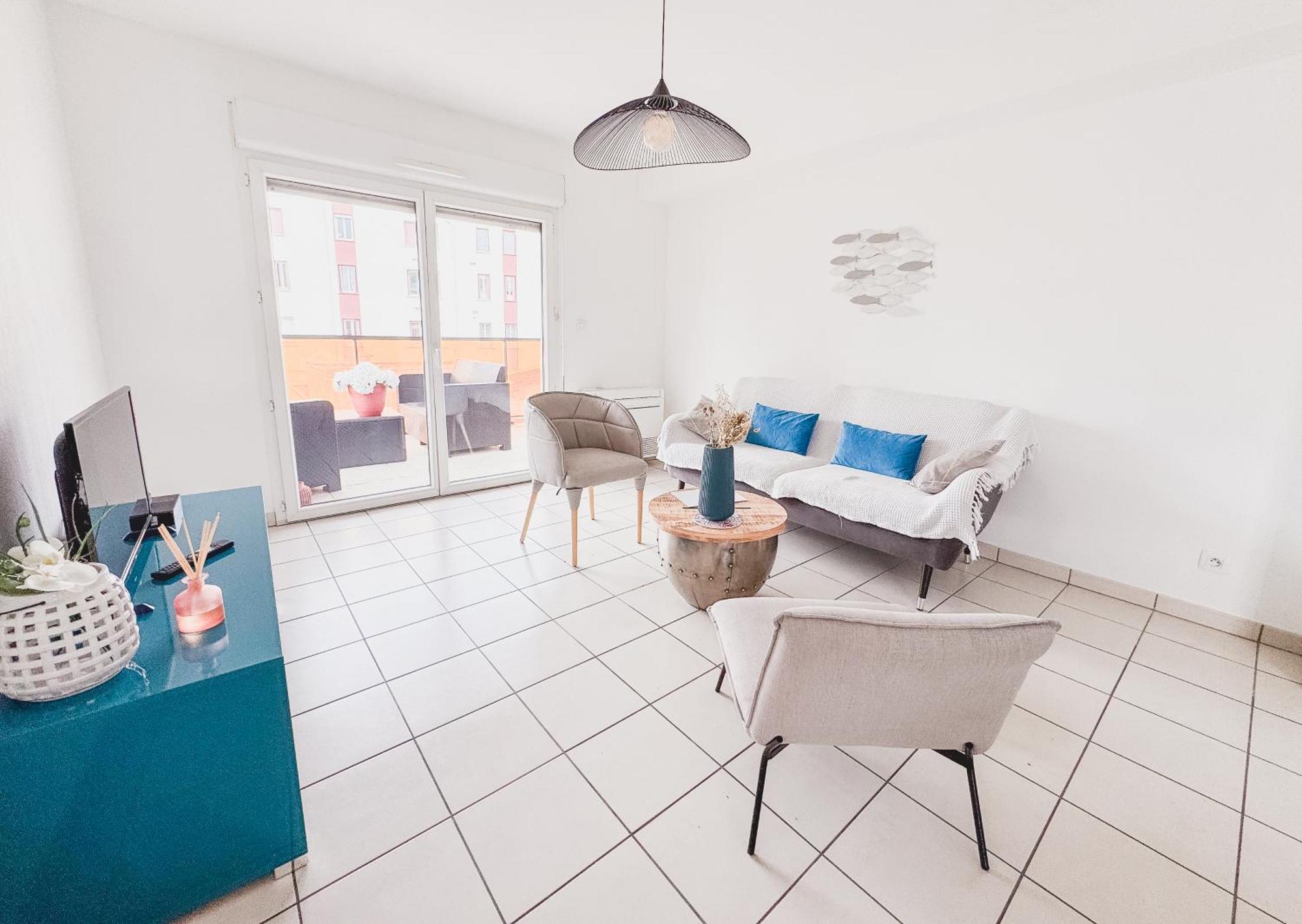 Bel Appartement Climatise & Parking 佩皮尼昂 外观 照片