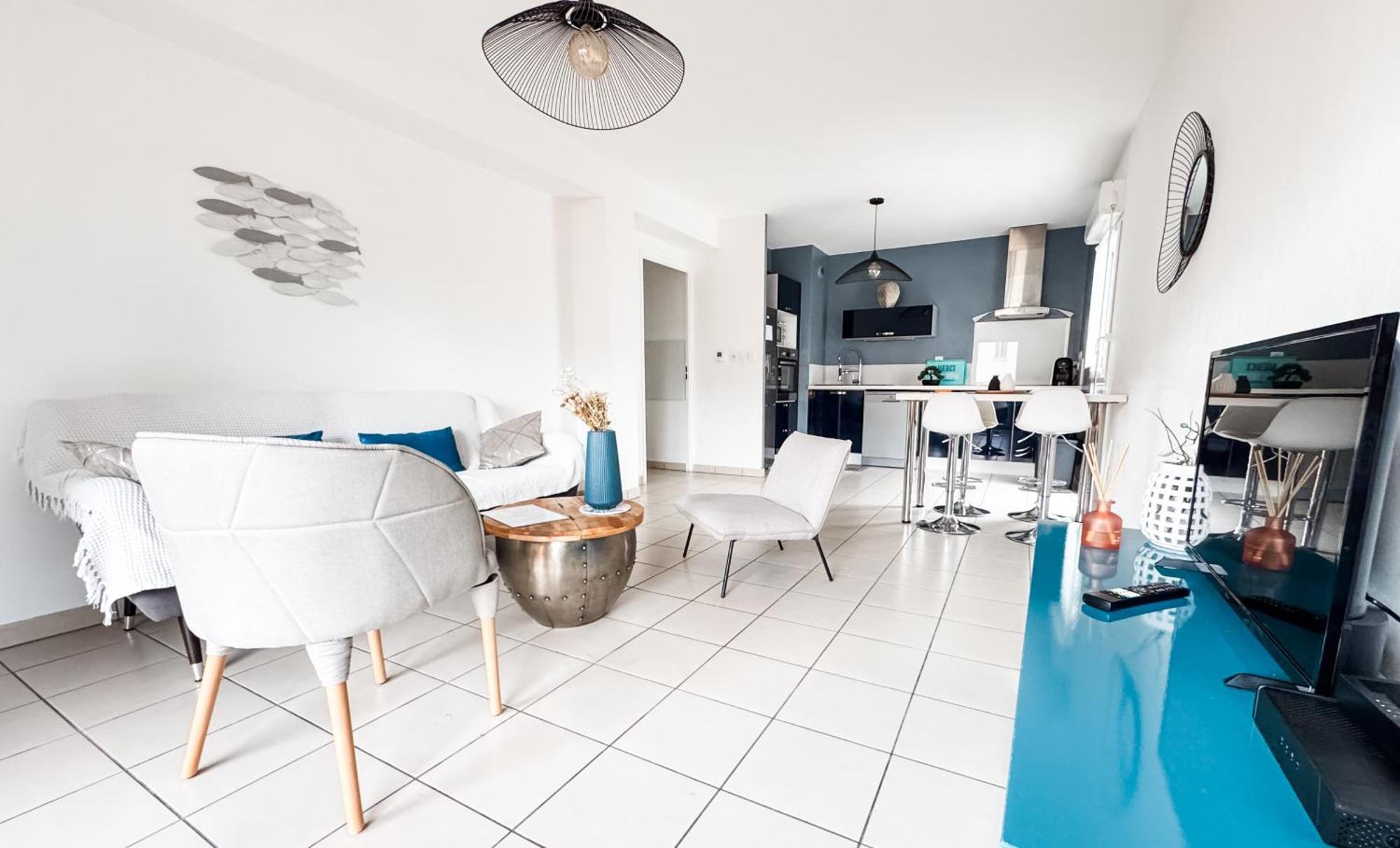 Bel Appartement Climatise & Parking 佩皮尼昂 外观 照片